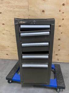 lot 76 image: KENNEDY Steel Filing Cabinet (damaged)