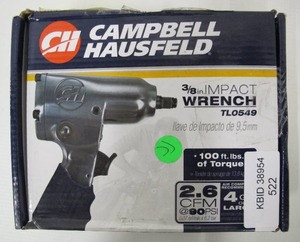lot 522 image: Campbell-Hausfield 38 Impact Wrench TL0549