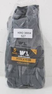 lot 527 image: 15 Pairs Wells Lamont Nitrile Work Gloves - Large