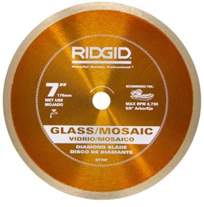 lot 578 image: Ridgid 7 in. Glass Tile Blade