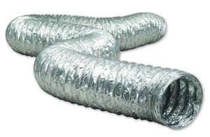 lot 600 image: Everbilt 4 in. x 8 ft. Flexible Aluminum Dryer Vent Duct