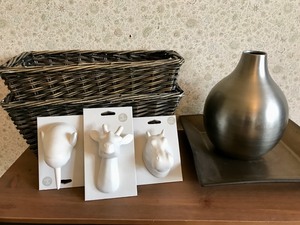 Baskets  Vase  Animal Wall Decorations