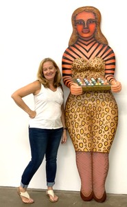 lot 2 image: Giant Unique Sculpture by Artist, Arne Nyen - 2005 - 7 Feet Tall