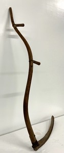 lot 14 image: Antique Primitive Wood Scythe