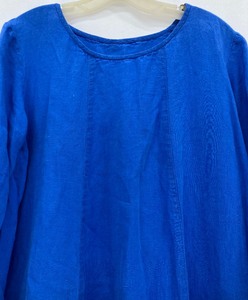 lot 145 image: Gudrun Sjoden Sapphire Blue Linen Dress Size L