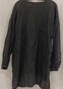 lot 147 image: Gudrun Sjoden Black Linen Blouse Size XL