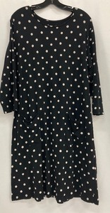 lot 148 image: Gudrun Sjoden Black & White Polka Dot Dress Size L