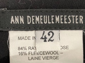 lot 168 image: Ann Demeulemeester Black Skirt- from Belgium- Size 42