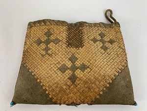 lot 62 image: Eclectic Group of 3 Hand-Woven Vintage Baskets