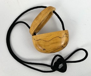 lot 101 image: Petite Marled Wood Purse