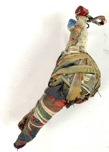 lot 122 image: Vintage African Fabric Doll From Botswana