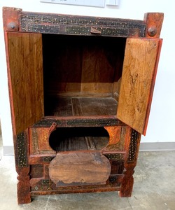 lot 126 image: Antique Asian Wood Chest - possibly from India