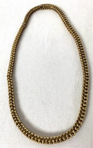 lot 220 image: Antique African Snake Vertebrae Trade Bead Necklace 1900s