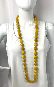 lot 173 image: Antique Yellow Melon Beads- African Trade Beads