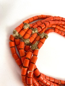 lot 176 image: Red Tile Beads From West Africa