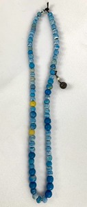 lot 181 image: Antique Dutch Blue Glass African Trade Beads, Set 1