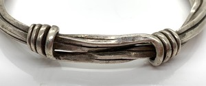 lot 231 image: Vintage Tuareg Heavy Sterling Silver Bracelet 66.4 grams