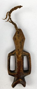 lot 246 image: Antique African Tribal Carved Whistle Oja Flute