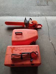 lot 123 image: Husqvarna chainsaw