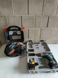 lot 137 image: Ryobi 12 volt drill and Sander
