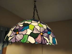 lot 455 image: Stained Glass Lamp