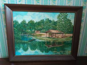 lot 398 image: Framed Painting