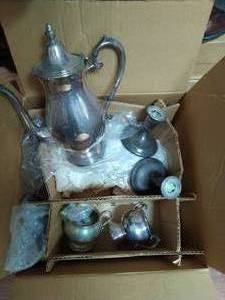 lot 439 image: Plated Tea Set