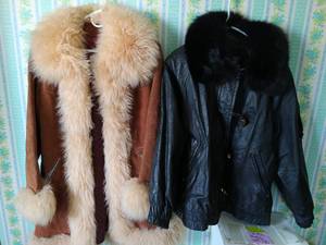 lot 499 image: Leather Coats