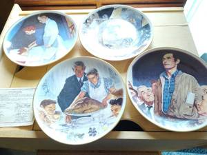 lot 357 image: Norman Rockwell Plates
