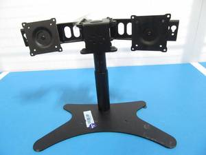 lot 95 image: Double Sight&nbspDS-224STA Dual Monitor Stand wmonitor screws 