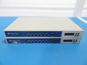 lot 100 image: 2x Checkpoint &nbspU-20 UTM-1 570 6 Port Firewall Security Appliance