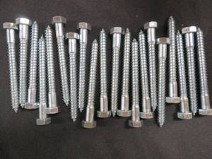 lot 23 image: OVER 50 LARGE 5 HEX BOLTS