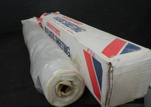 lot 36 image: ALMOST FULL BOX OF PLASTIC SHEETING