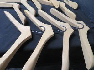 lot 72 image: WOODEN HANGERS