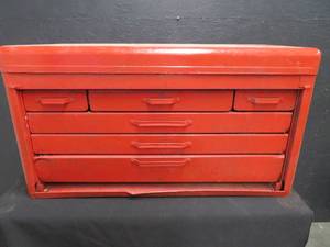 lot 115 image: VINTAGE HEAVY DUTY, 6 DRAWER TOOL CHEST