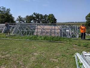 lot 30 image: Rolling Gate Panel - 31 Wide x 5 7 Tall