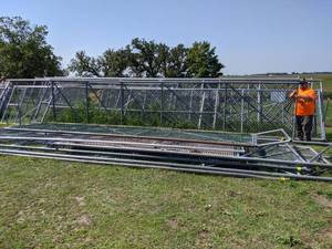 lot 36 image: Rolling Gate Panel - 30 Wide x 5 5 Tall