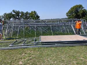 lot 34 image: Rolling Gate Panel - 23 Wide x 5 11 Tall