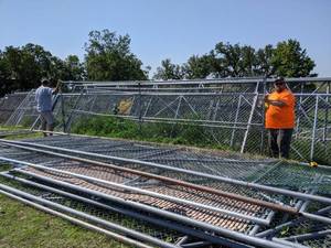 lot 37 image: Rolling Gate Panel - 19 8 Wide x 5 11 Tall