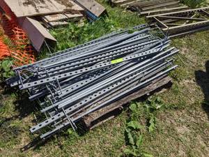 lot 42 image: Pallet of Unistrut - 1-12 x 34 x 60 - Approximately 40 Pieces
