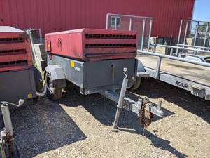 lot 7 image: 2012 Chicago Pneumatic Portable Air Compressor - Model CPS185 - Only 822 HRS - SEE VIDEO