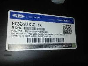 lot 4 image: Fuel Tank - Ford (HC3Z-9002-Z) 2018-2020 Ford F-250350 Super Duty