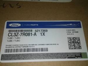 lot 16 image: Ford CL3Z-7R081-A Tube  Cooler Pipe Assembly 2012-2014 Ford F-150 Mark LT
