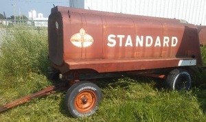 lot 62 image: Vintage Standard Oil Tank Delivery Tank