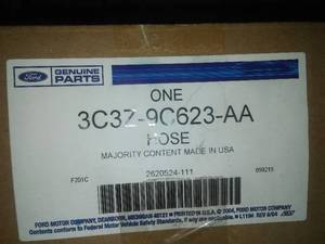 lot 66 image: Engine Air Intake Hose, 3C3Z-9C623-AA Hose. Select Models - See Description.