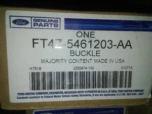 lot 72 image: Buckle End - Ford (FT4Z-5461203-AD) 2016-2020 Ford Edge