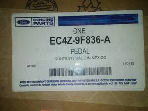 lot 83 image: Pedal - Ford (EC4Z-9F836-A)
