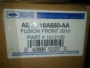 lot 87 image: Splash Guards - Molded Front Pair Ford Part No. AE5Z-16A550-AA (2010-2012 Fusion)