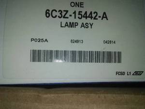 lot 93 image: Lamp Assembly 2014-2016 F250350 Super Duty Select Models (6C3Z-15442-A )