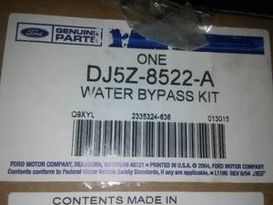 lot 95 image: Ford Water Bypass Kit DJ5Z-8522-A